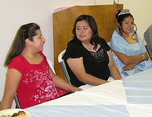 A 15th year celebration for a Hispanic young woman